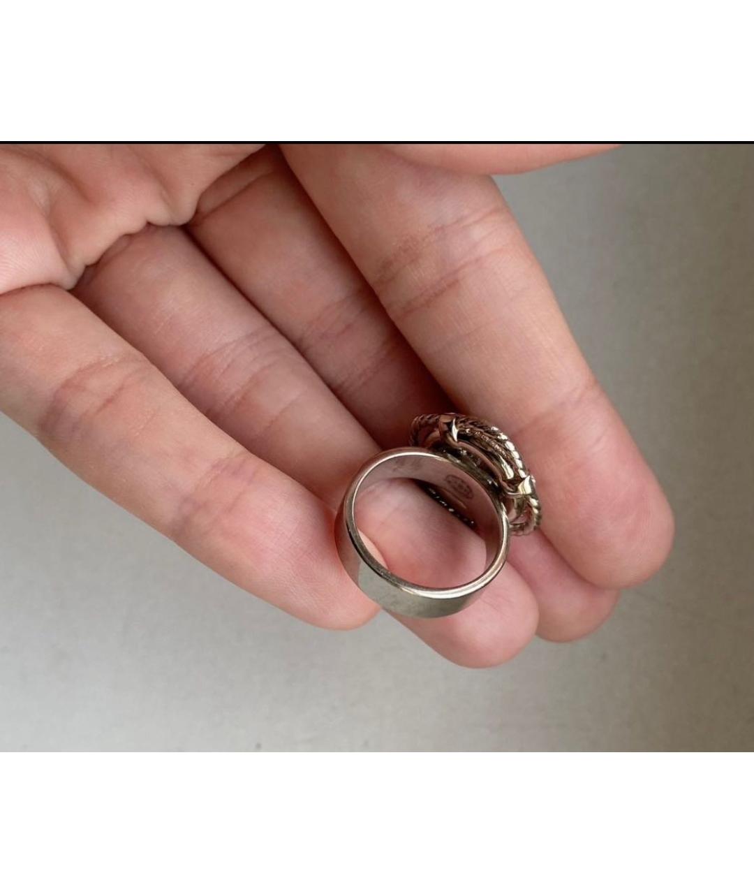 CHANEL Серебряное металлическое кольцо, фото 7