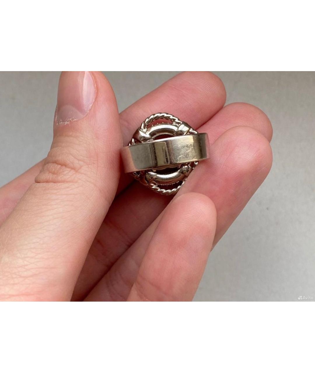CHANEL Серебряное металлическое кольцо, фото 5