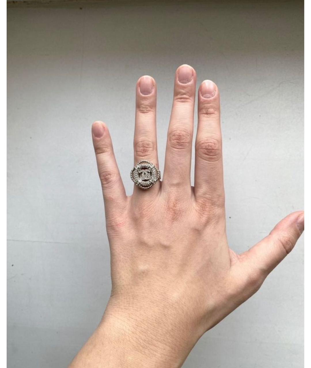 CHANEL Серебряное металлическое кольцо, фото 2