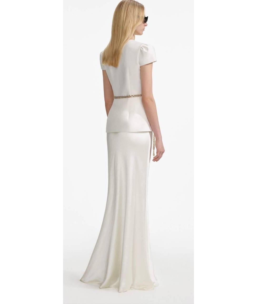 SELF-PORTRAIT Белое полиэстеровое коктейльное платье, фото 2