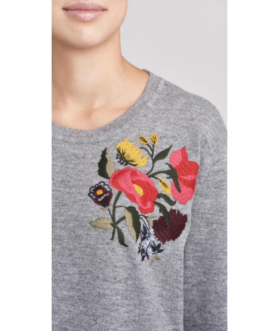 BOGNER Серый кашемировый джемпер / свитер, фото 4