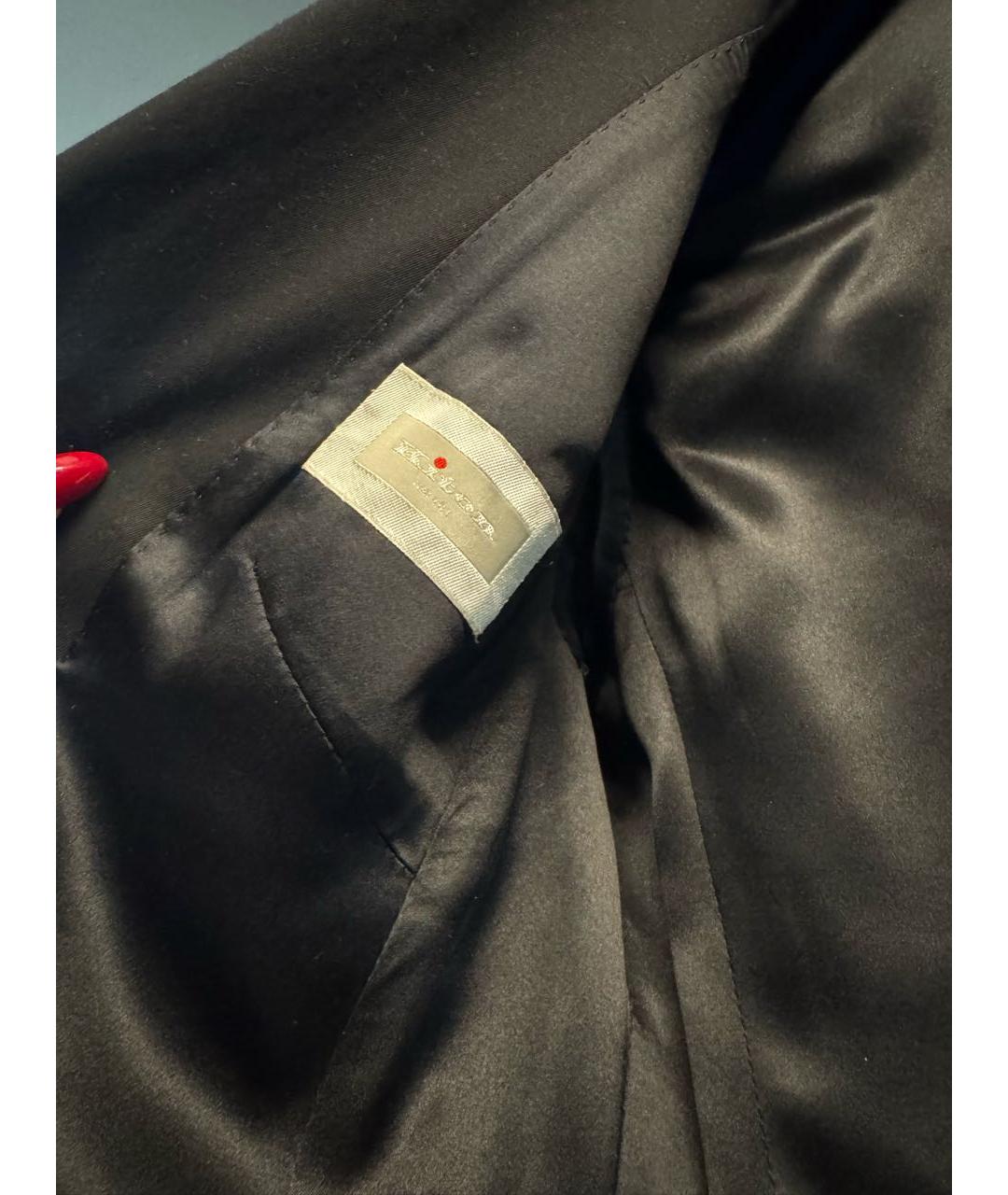 KITON Черный хлопковый жакет/пиджак, фото 3