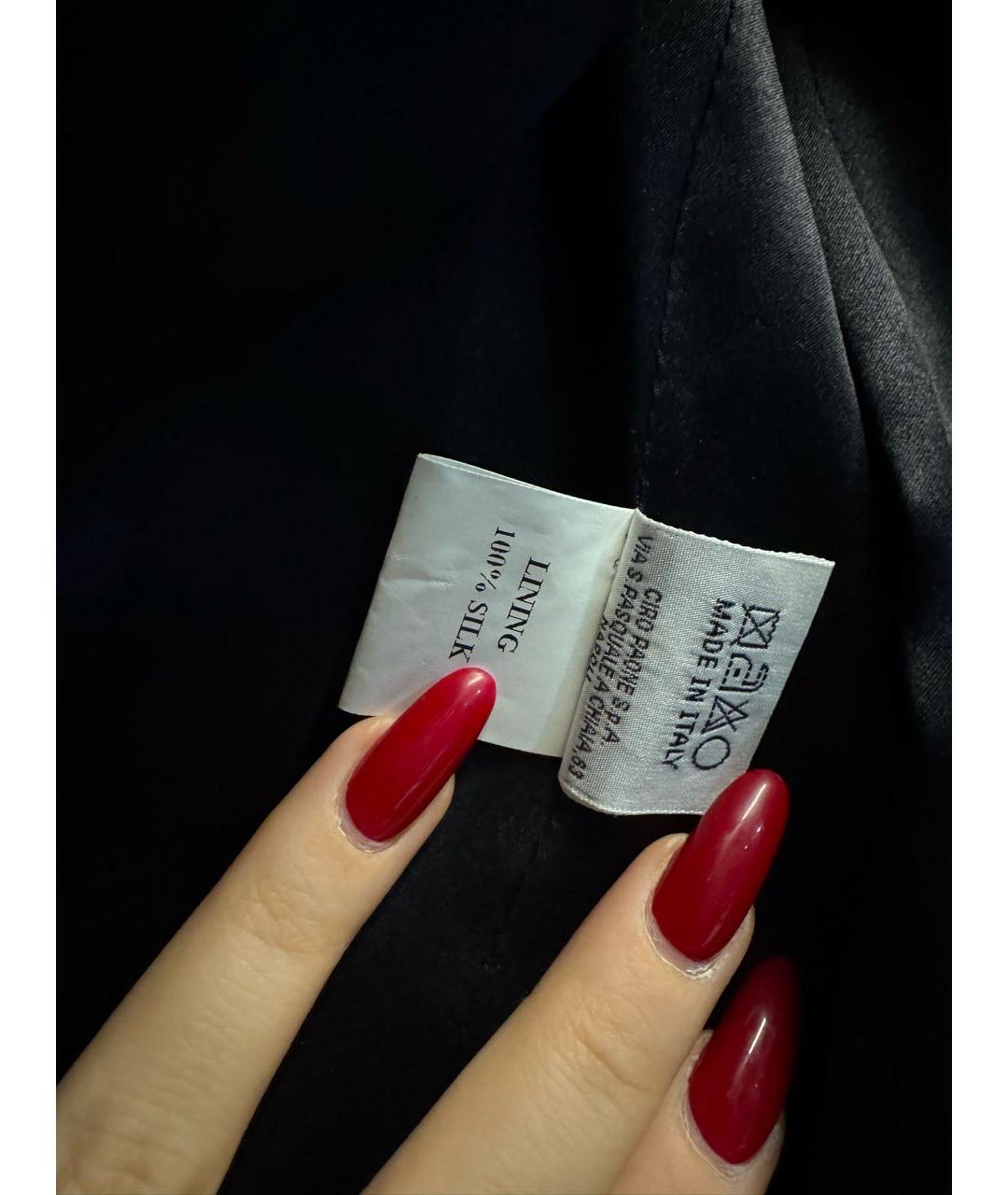 KITON Черный хлопковый жакет/пиджак, фото 5