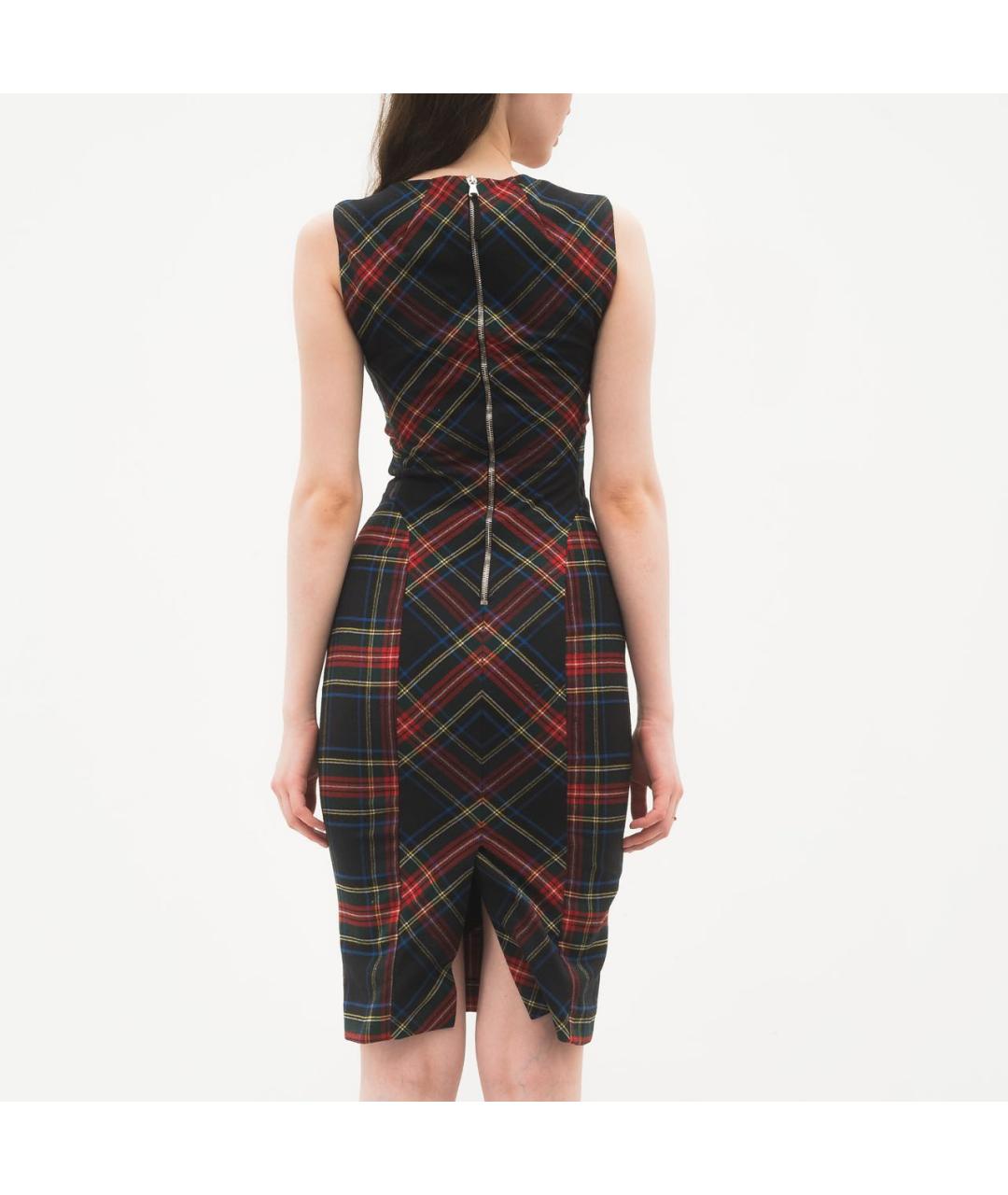 DOLCE&GABBANA Мульти шерстяное платье, фото 7