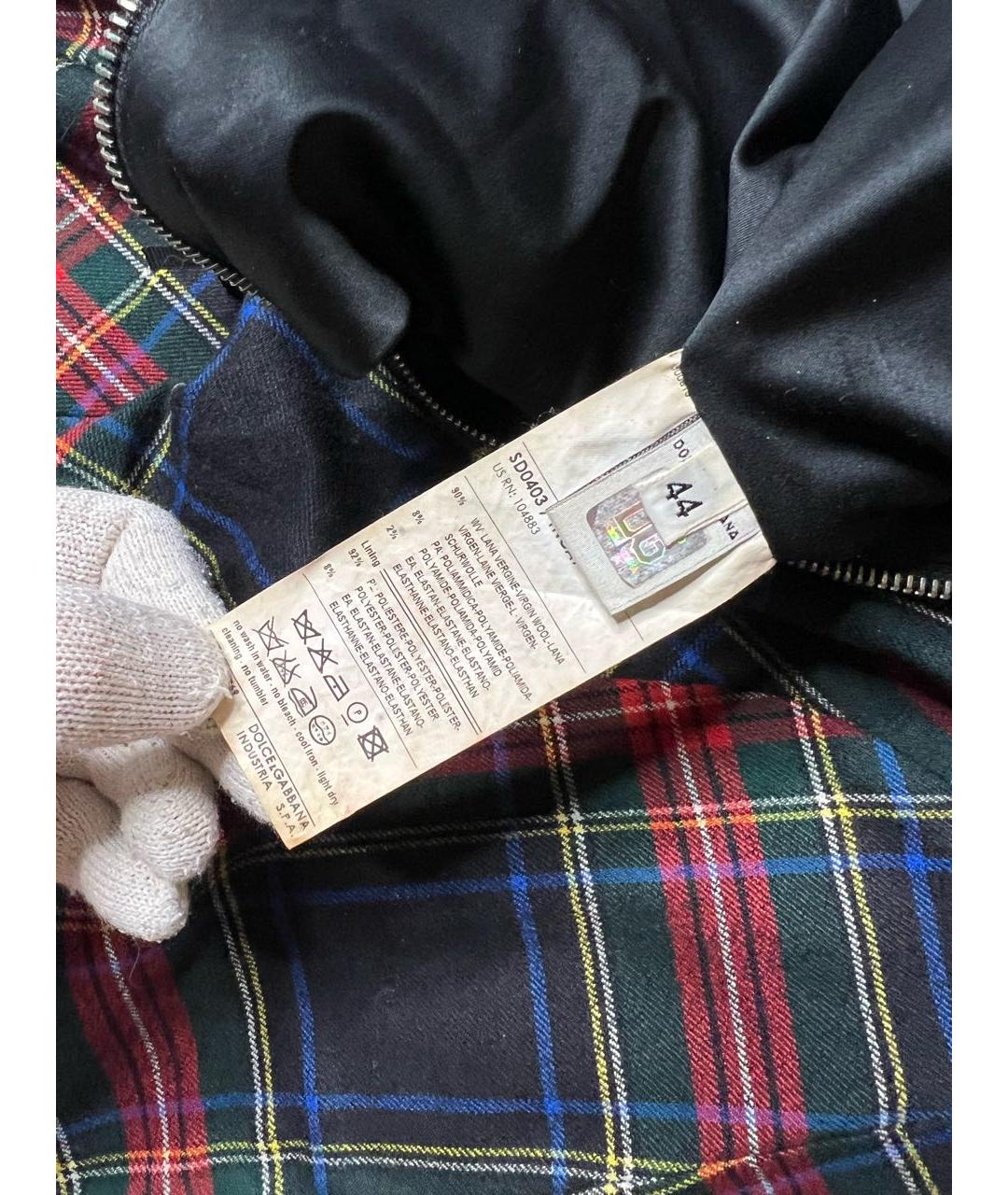 DOLCE&GABBANA Мульти шерстяное платье, фото 5