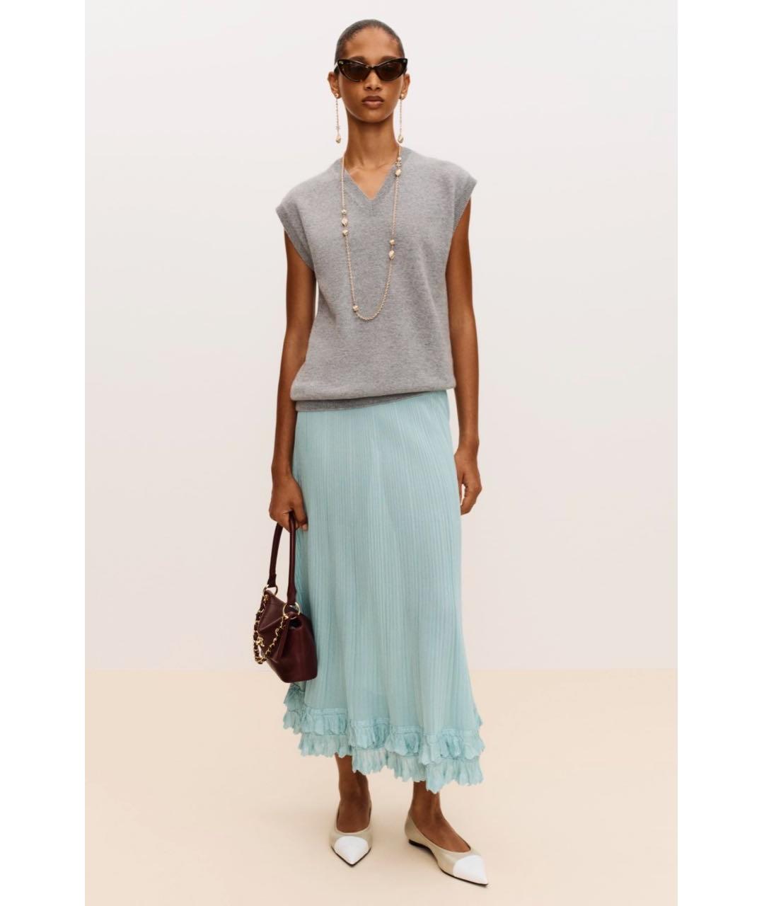 CHANEL Серая кашемировая жилетка, фото 3