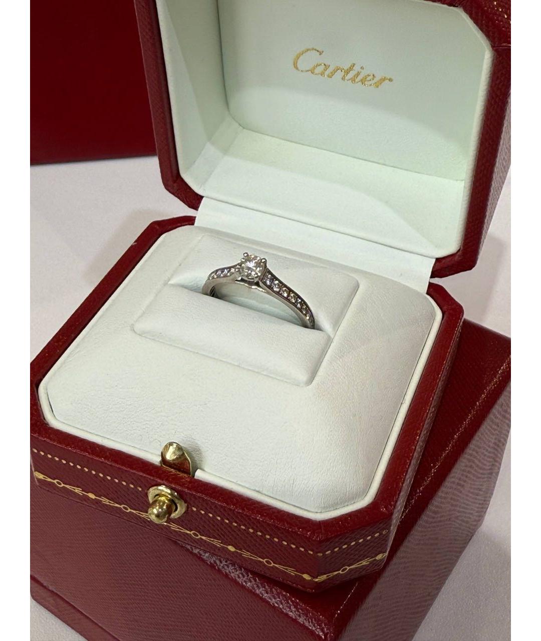 CARTIER Белое кольцо из белого золота, фото 8