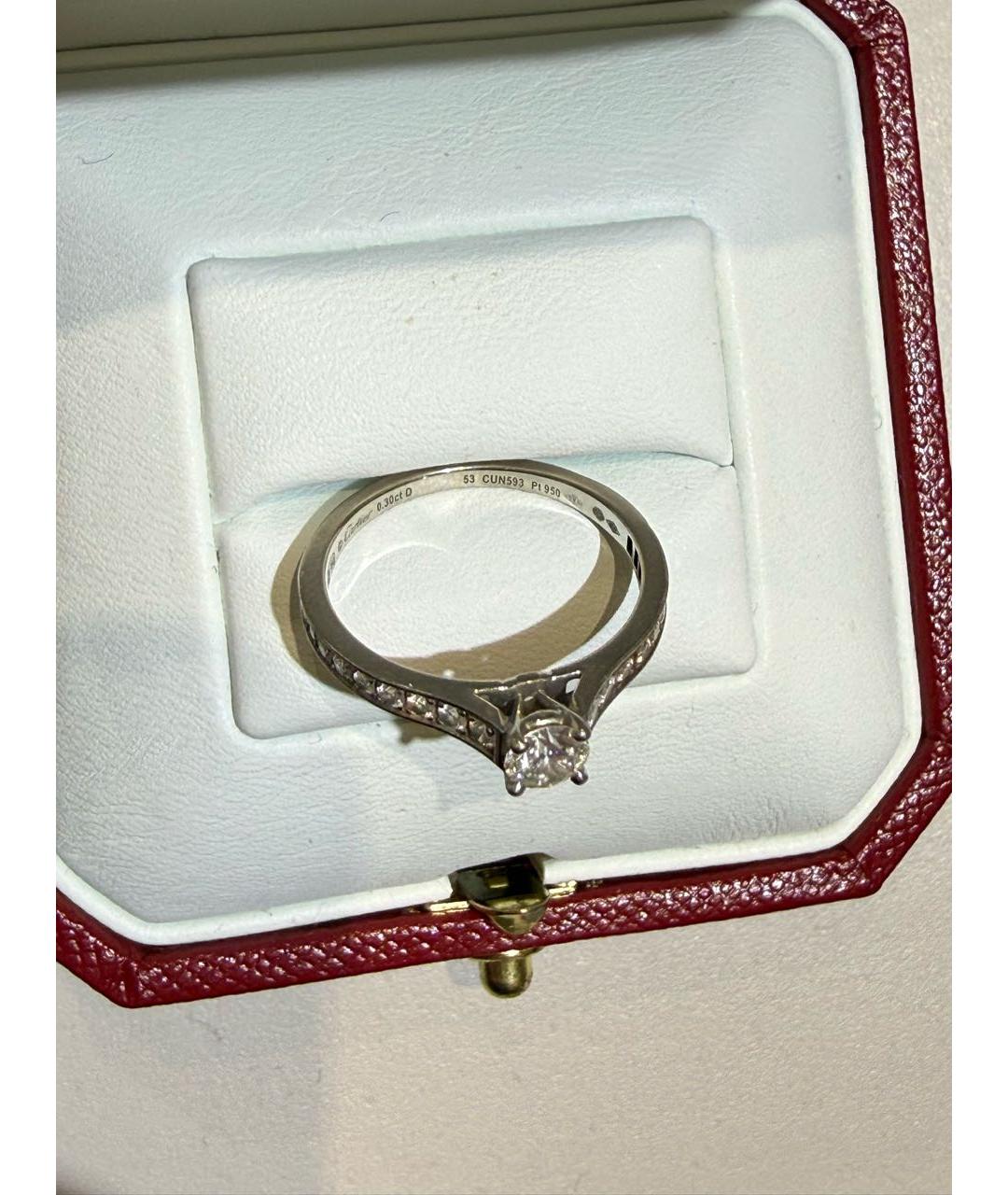 CARTIER Белое кольцо из белого золота, фото 5