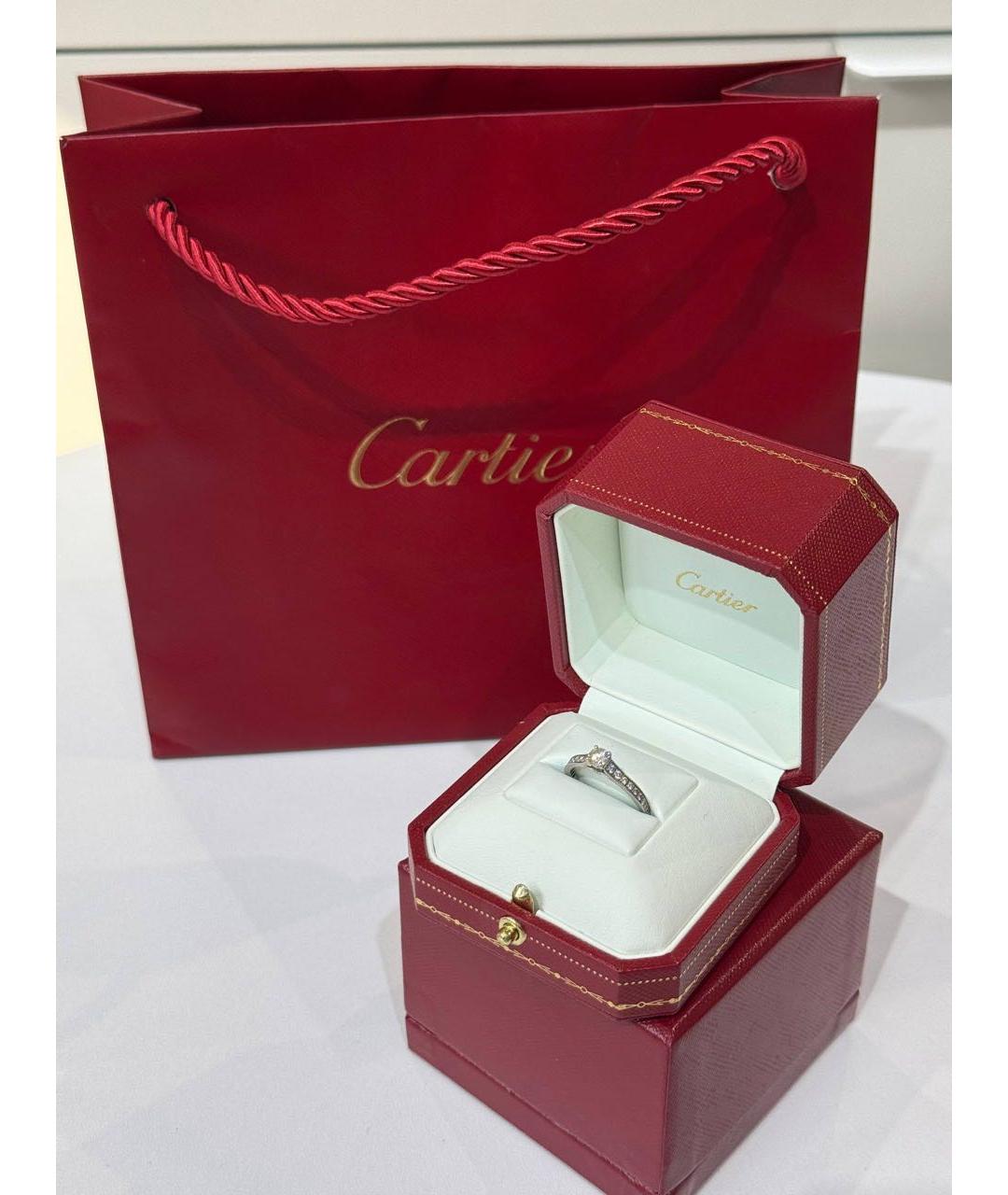 CARTIER Белое кольцо из белого золота, фото 2