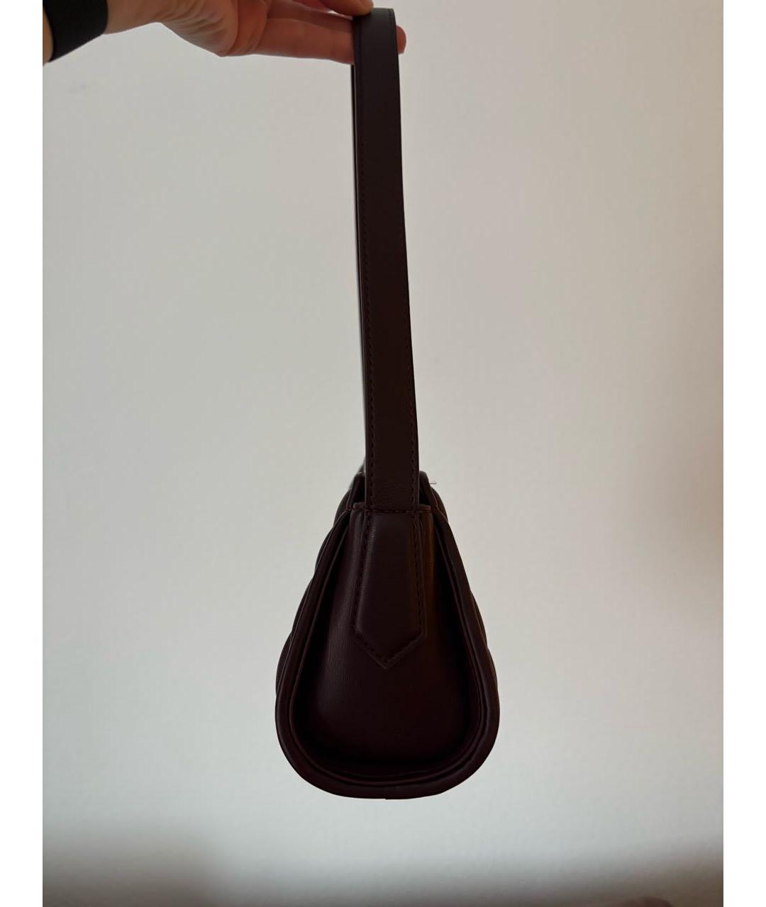 HUGO Бордовая сумка с короткими ручками из искусственной кожи, фото 2