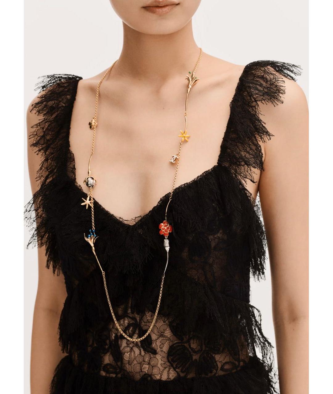 CHANEL Черное кружевное вечернее платье, фото 3