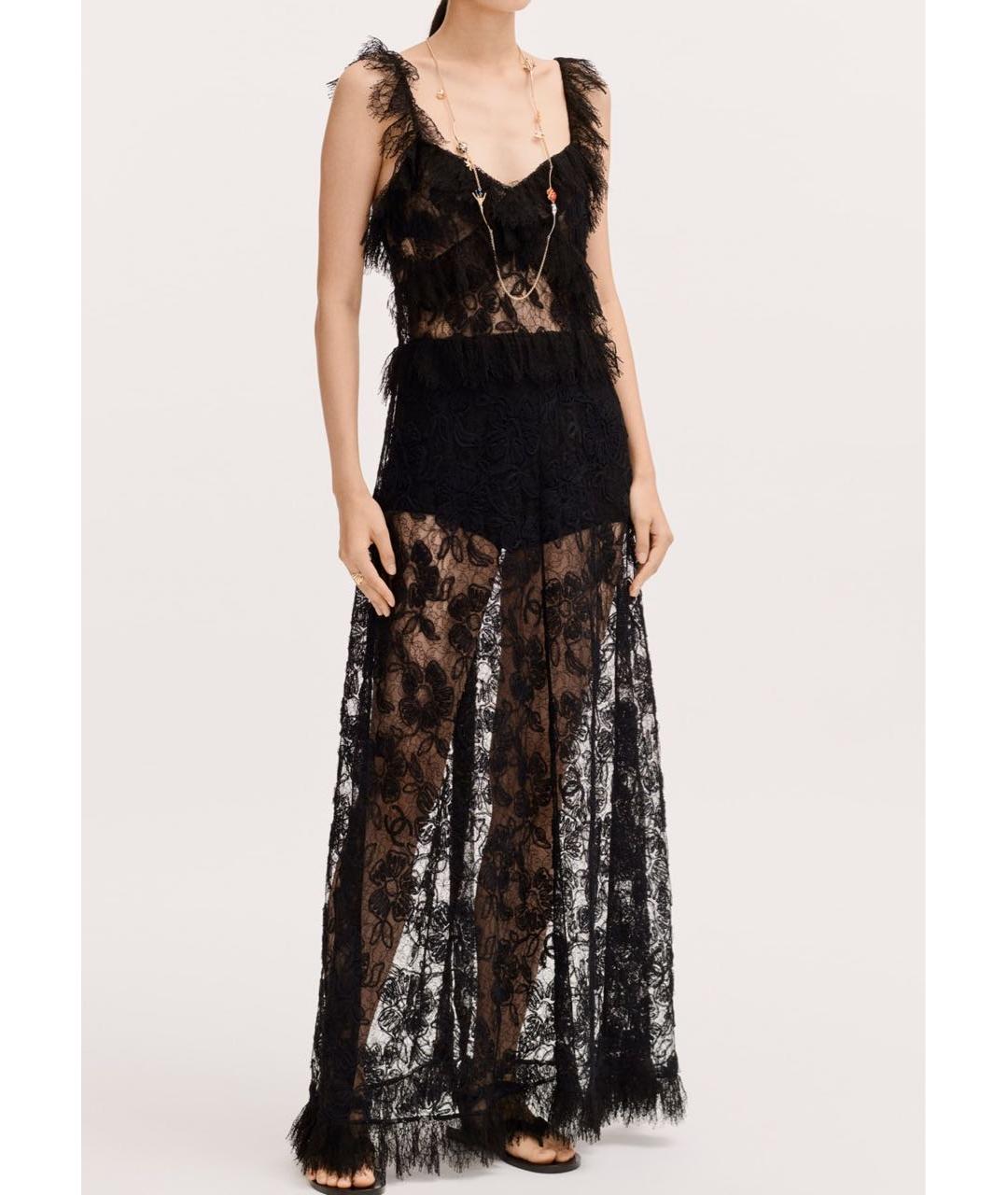 CHANEL Черное кружевное вечернее платье, фото 5