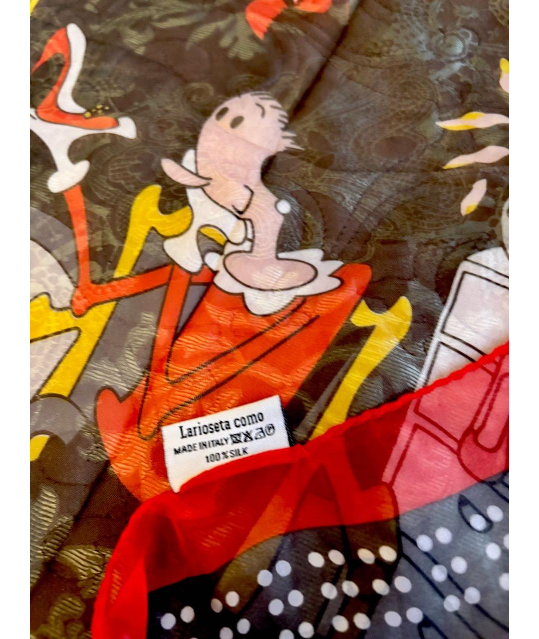 MOSCHINO Мульти шелковый шарф, фото 3