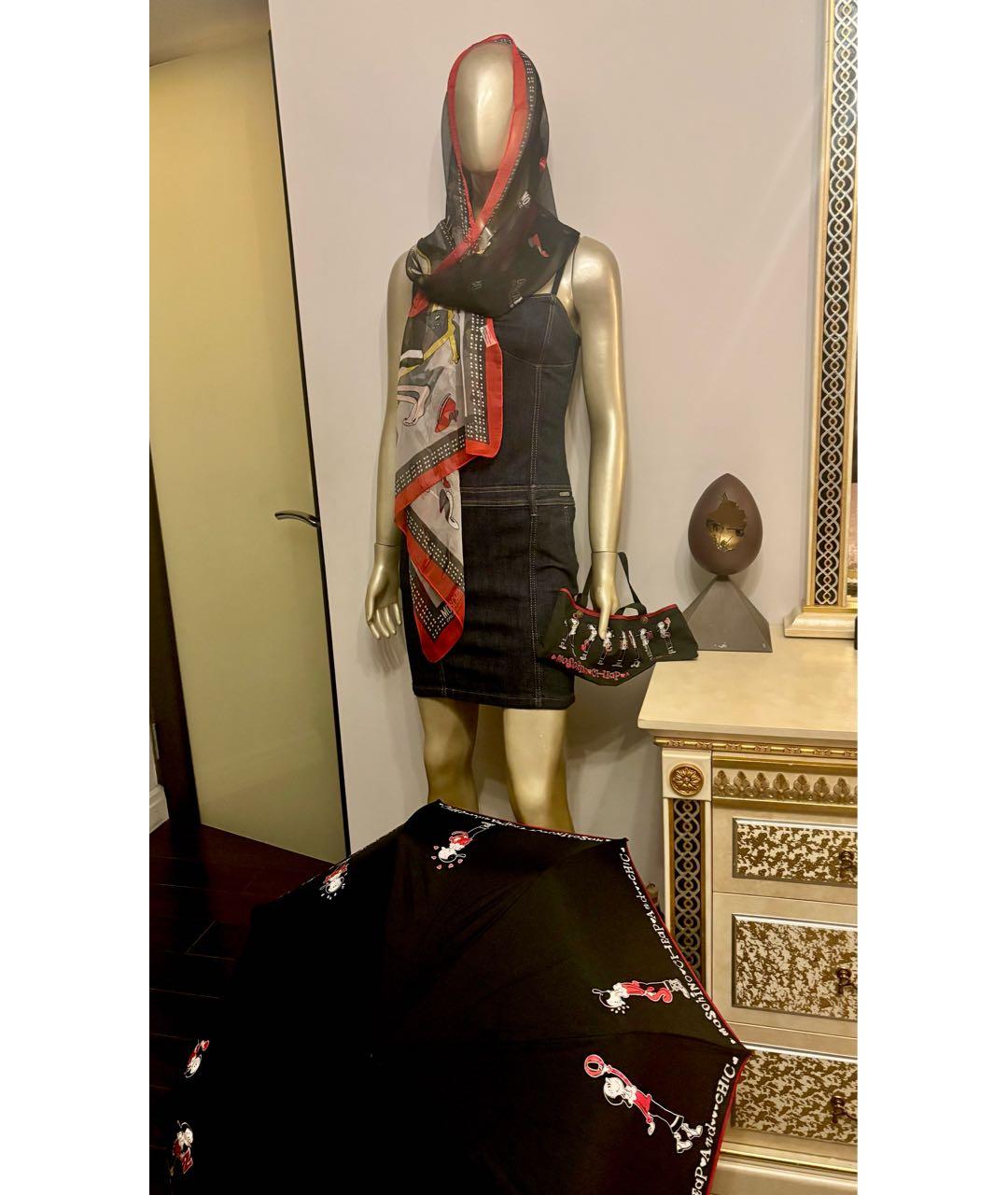 MOSCHINO Мульти шелковый шарф, фото 8