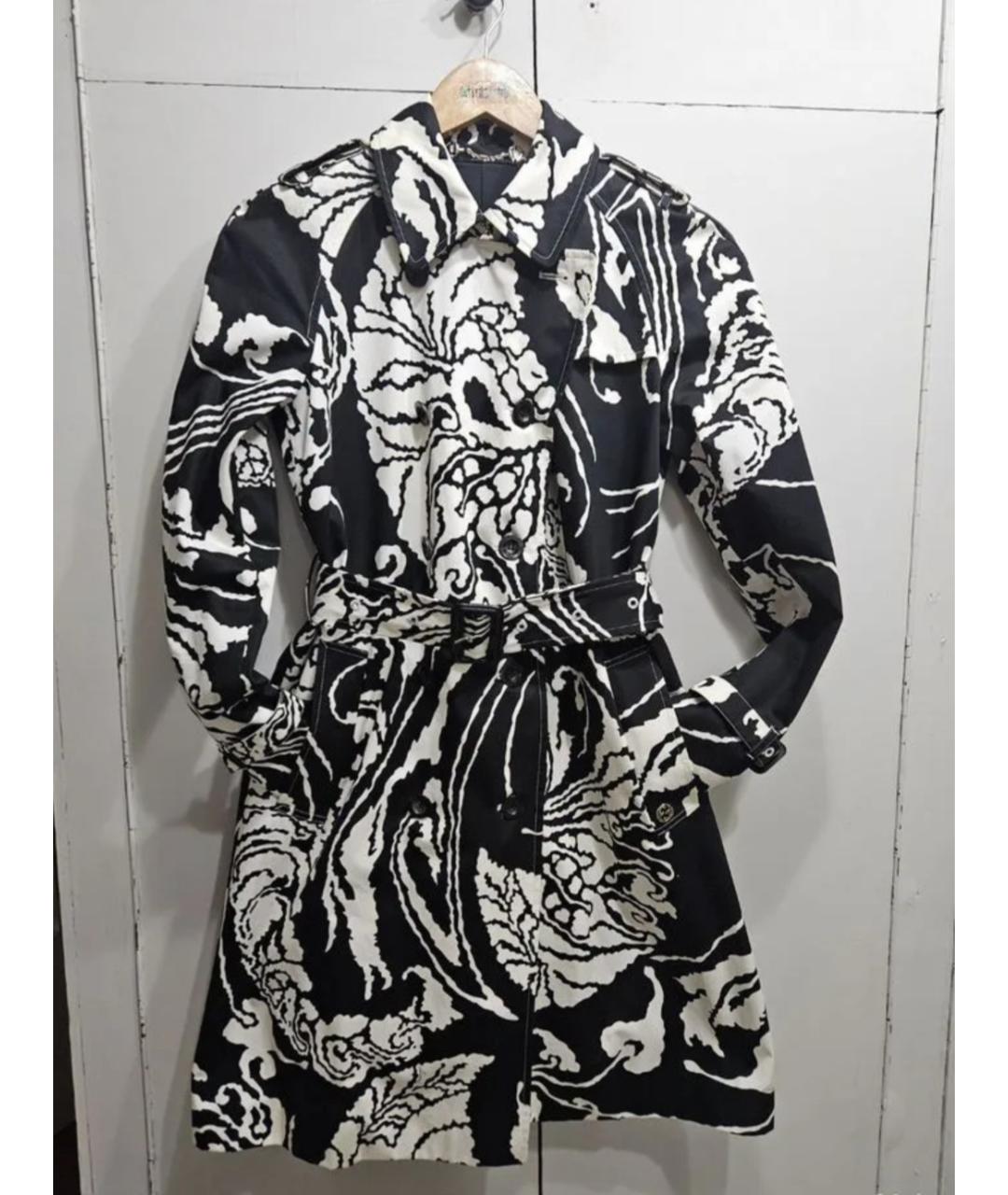 GUCCI Черный полиэстеровый тренч/плащ, фото 5