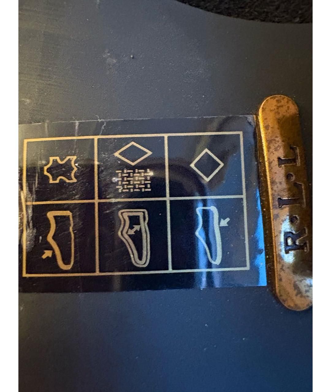 RALPH LAUREN Черные замшевые полусапоги, фото 3