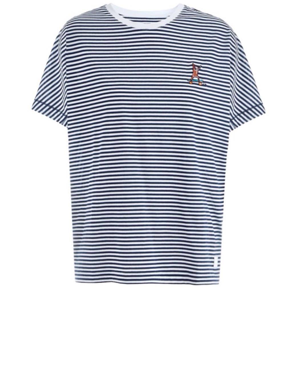 BOGNER Синяя хлопковая футболка, фото 5