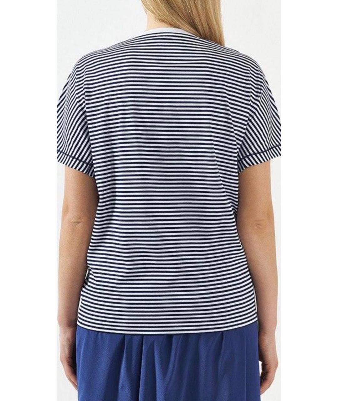 BOGNER Синяя хлопковая футболка, фото 4