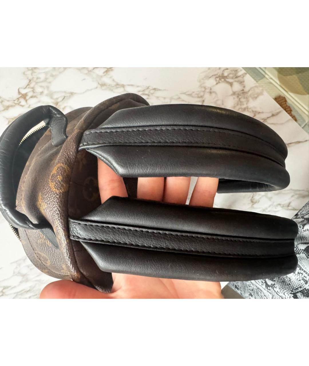 LOUIS VUITTON Коричневый кожаный рюкзак, фото 2