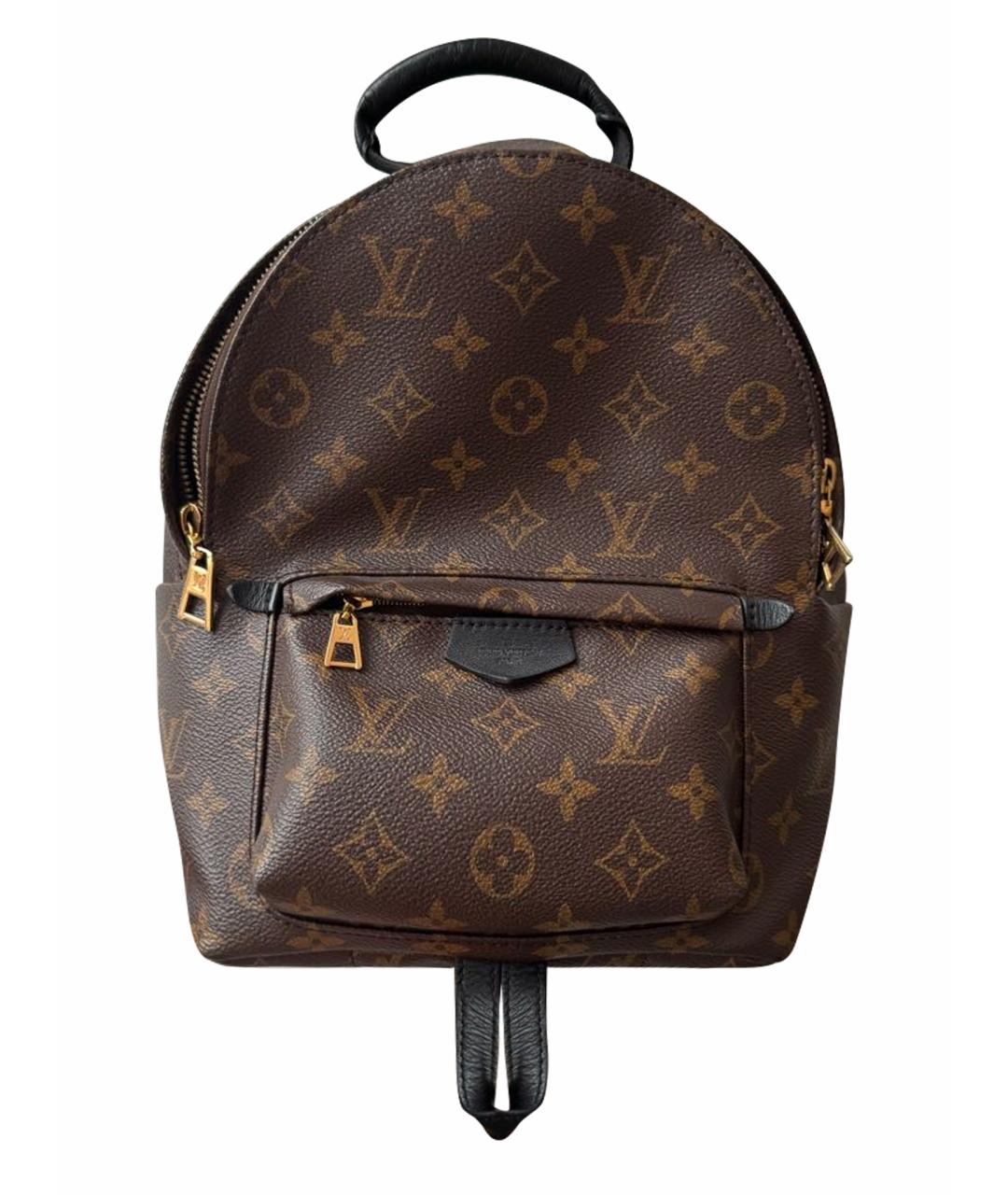 LOUIS VUITTON Коричневый кожаный рюкзак, фото 1