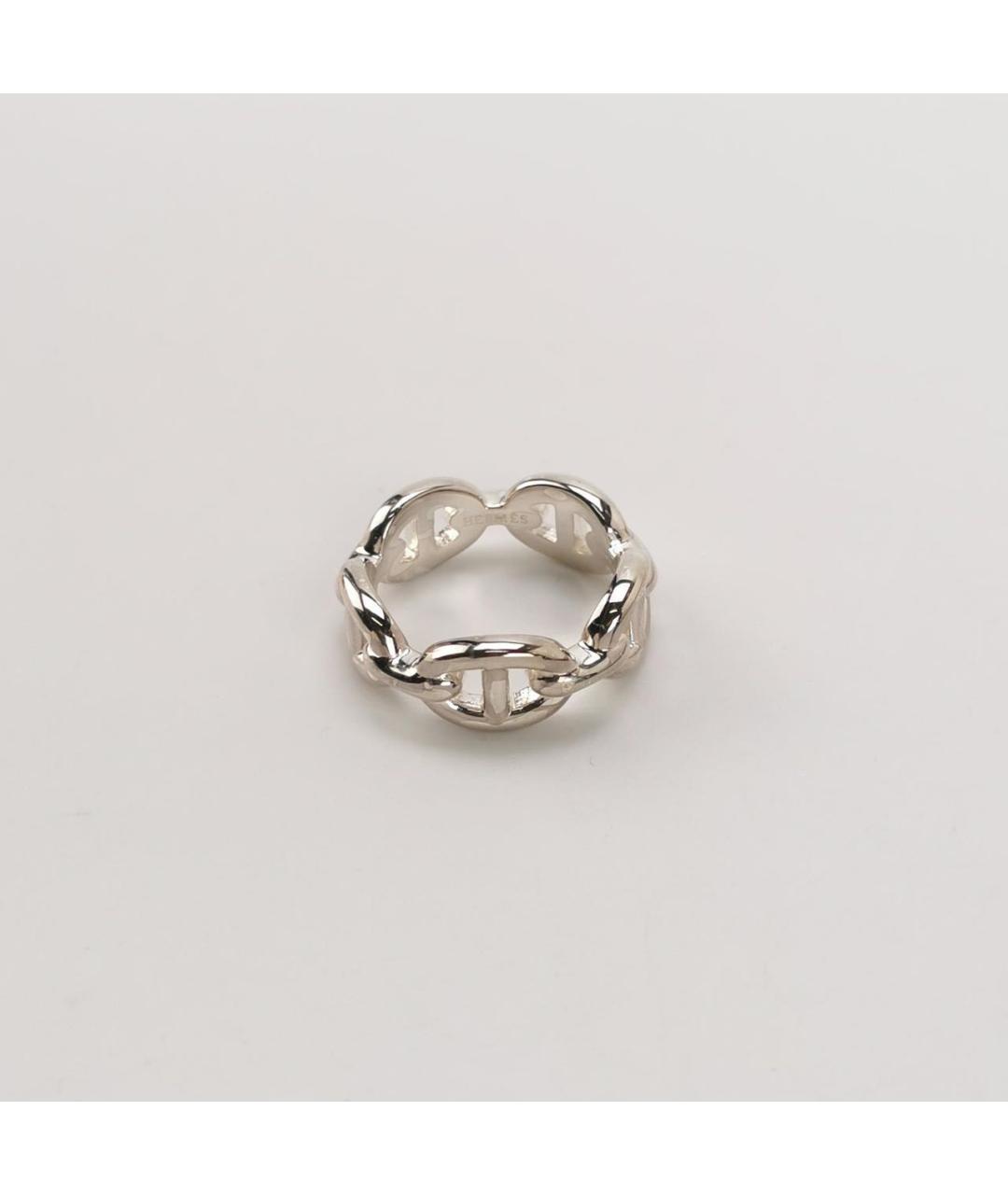 HERMES Серебряное серебряное кольцо, фото 2