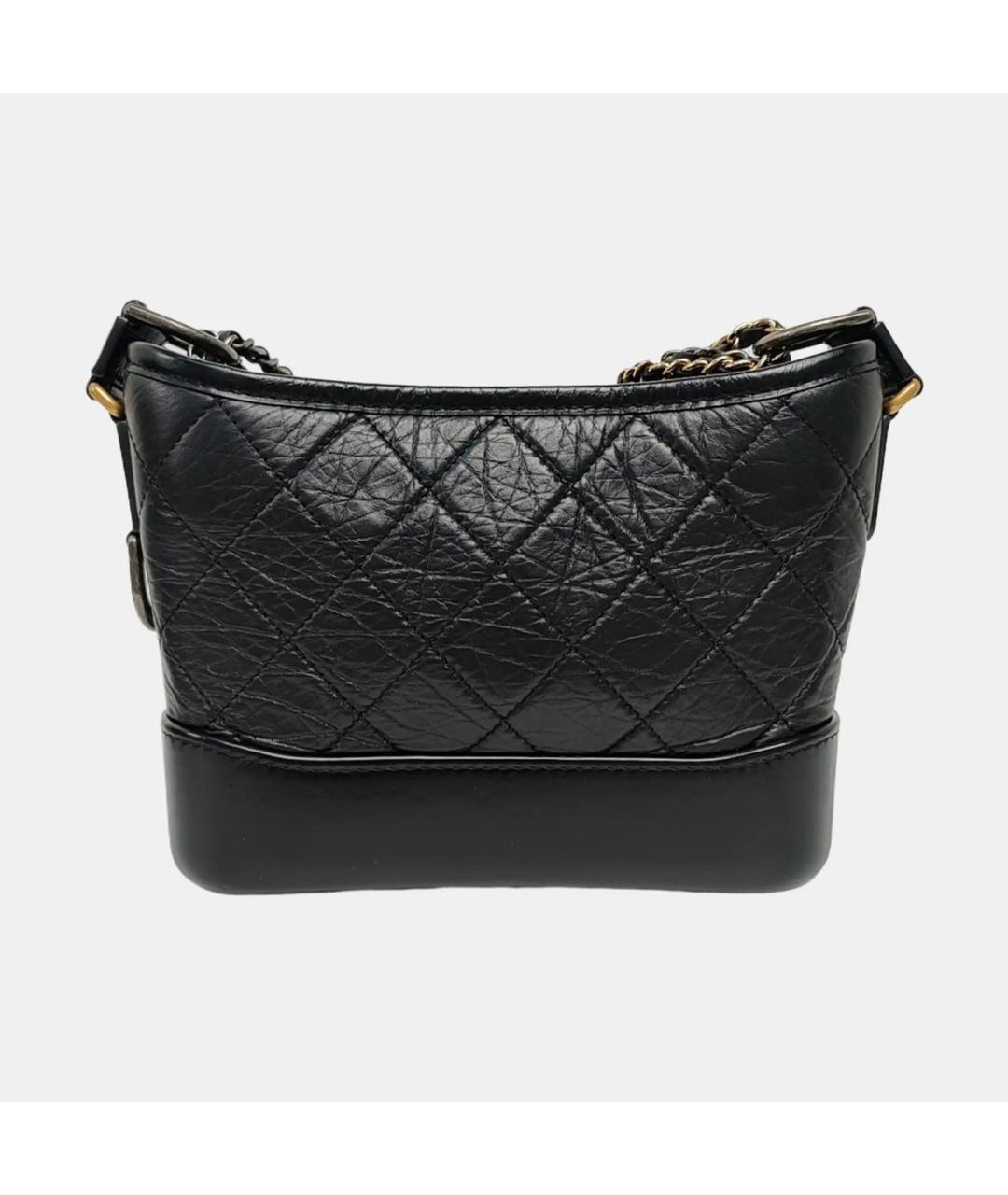 CHANEL Черная кожаная сумка через плечо, фото 4