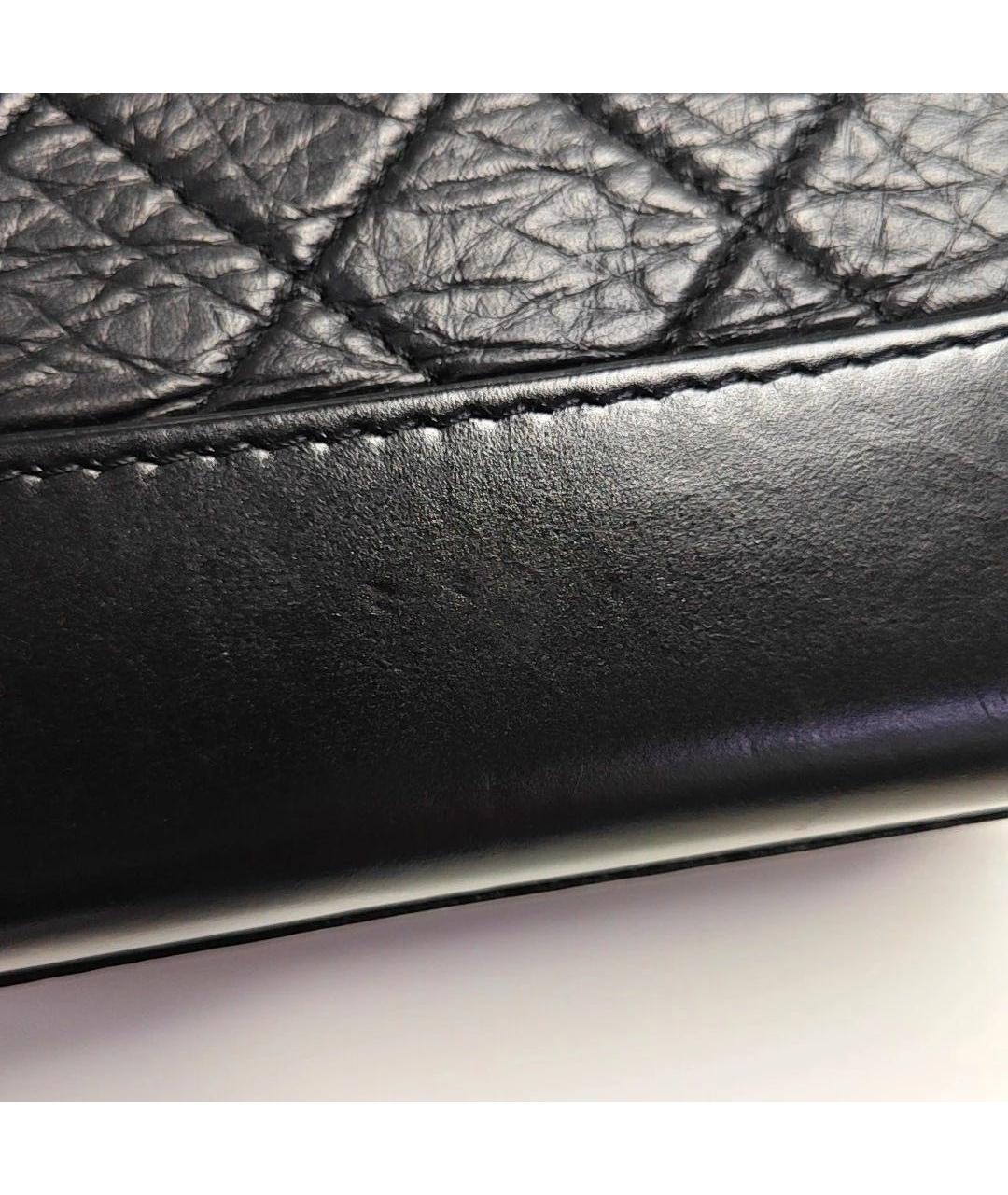 CHANEL Черная кожаная сумка через плечо, фото 7