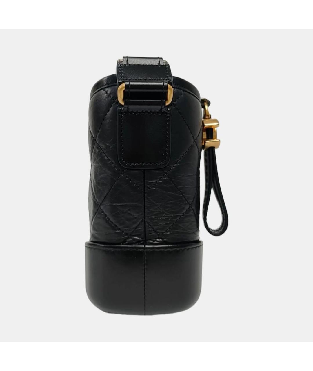 CHANEL Черная кожаная сумка через плечо, фото 3