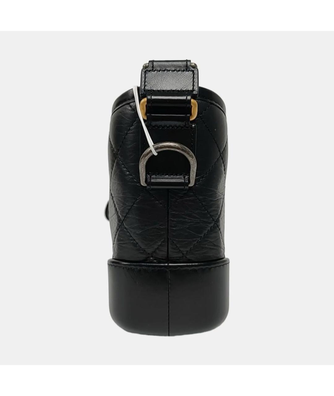 CHANEL Черная кожаная сумка через плечо, фото 2