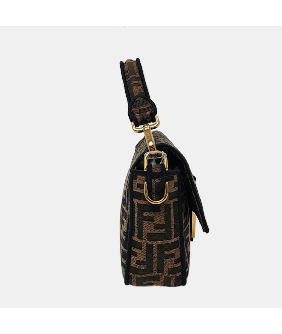 FENDI Коричневая сумка через плечо, фото 3