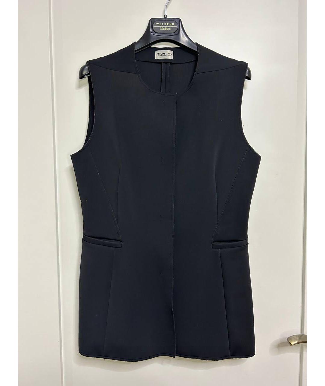 ALBERTA FERRETTI Черный жилет, фото 9