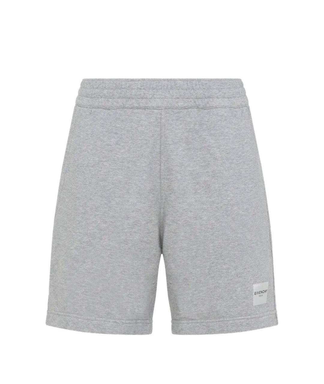 GIVENCHY Серые хлопковые шорты, фото 1