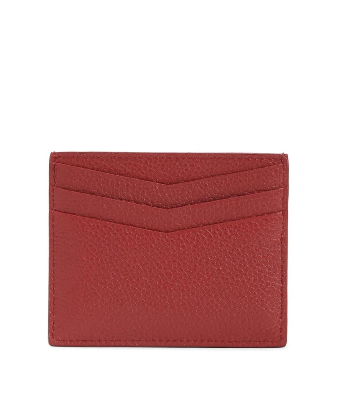 MIU MIU Красный кожаный кардхолдер, фото 2