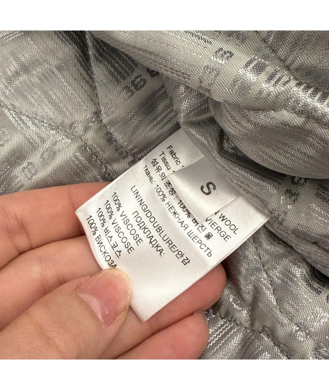 VETEMENTS Серая шерстяная куртка, фото 4