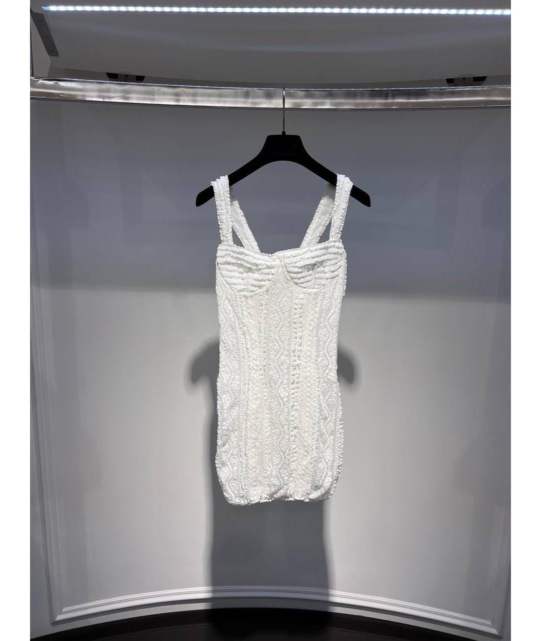 CHARO RUIZ Белое повседневное платье, фото 2