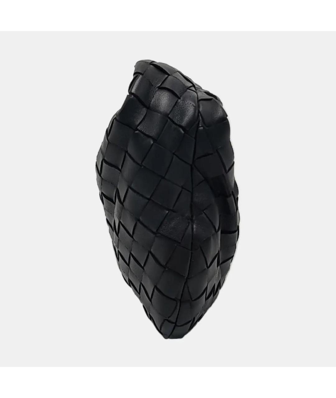 BOTTEGA VENETA Черная кожаная сумка с короткими ручками, фото 2