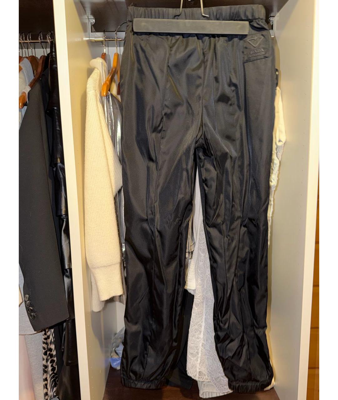 PRADA Черные брюки широкие, фото 2