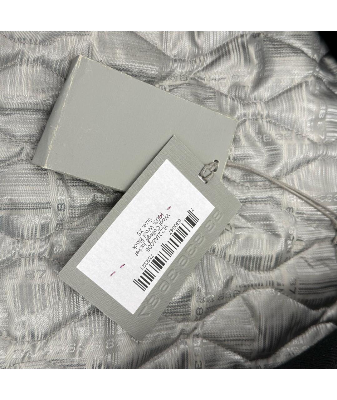 VETEMENTS Черная шерстяная куртка, фото 4