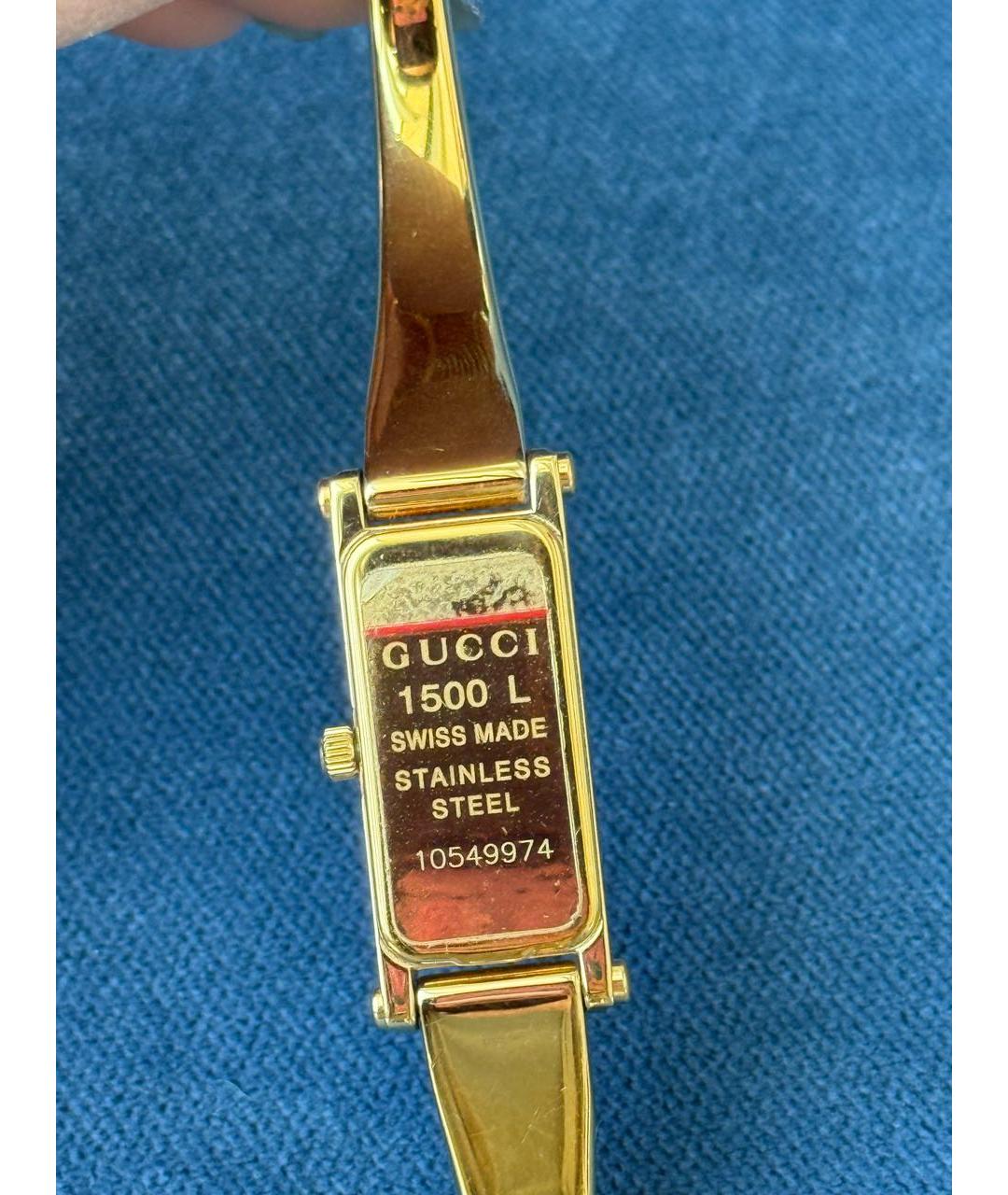 GUCCI Золотые позолоченные часы, фото 2