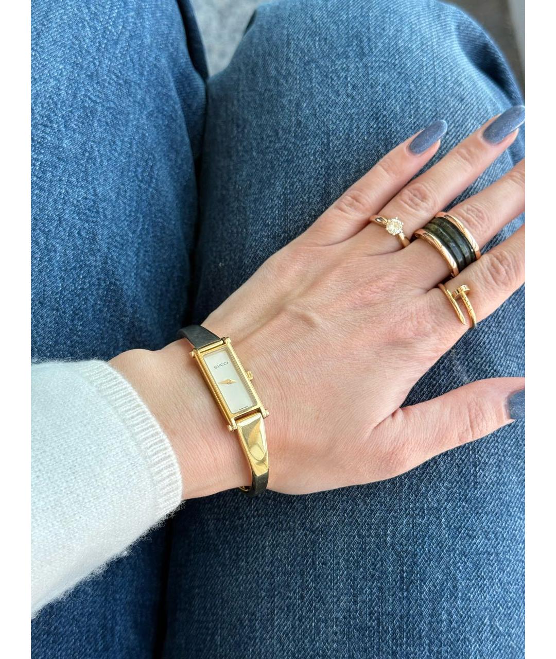 GUCCI Золотые позолоченные часы, фото 8