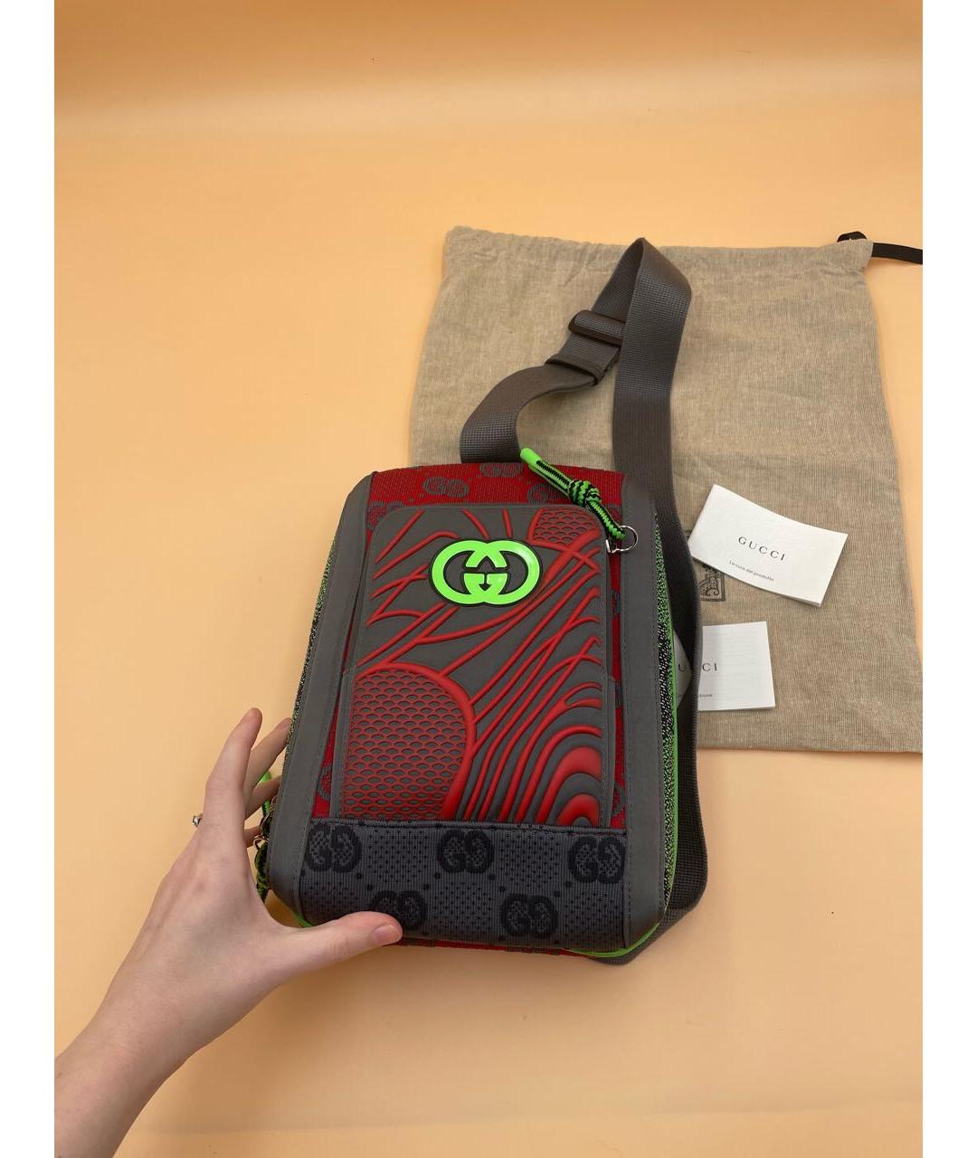 GUCCI Мульти тканевая сумка на плечо, фото 4