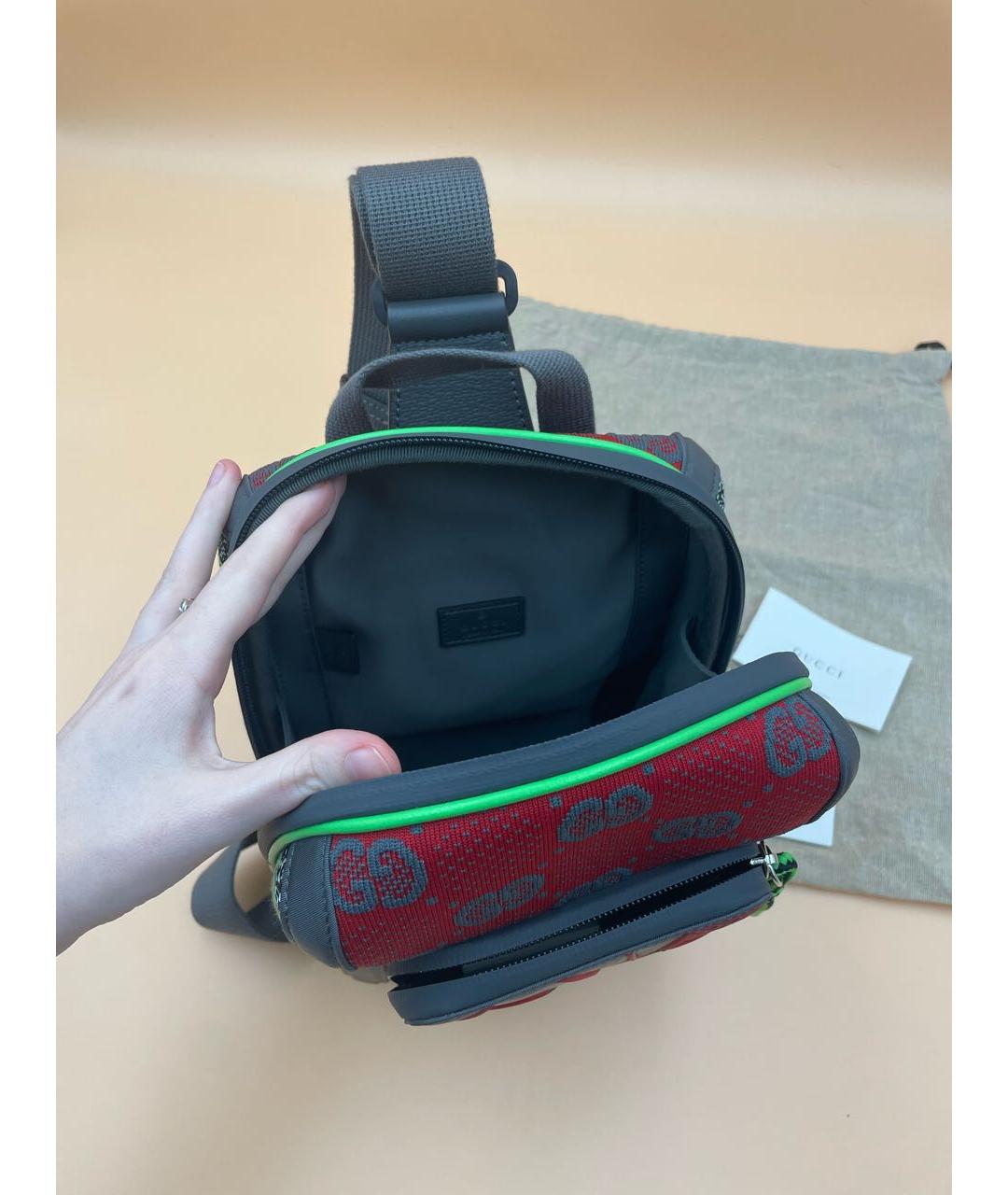 GUCCI Мульти тканевая сумка на плечо, фото 8