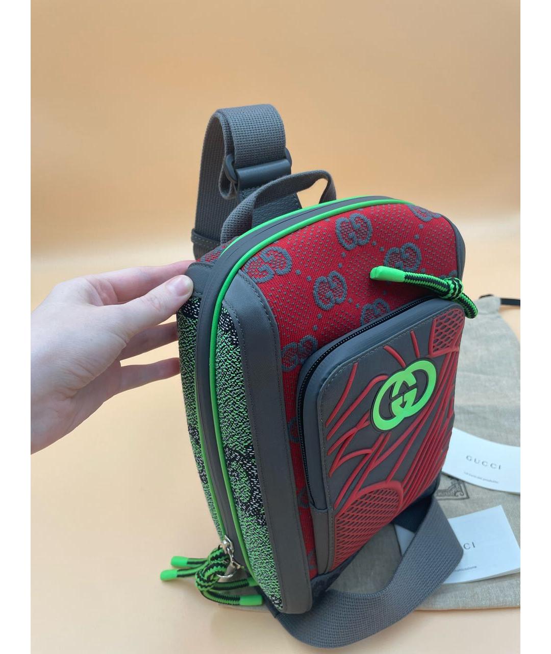 GUCCI Мульти тканевая сумка на плечо, фото 7