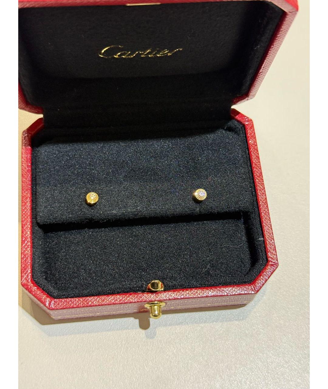 CARTIER Золотые серьги из желтого золота, фото 5