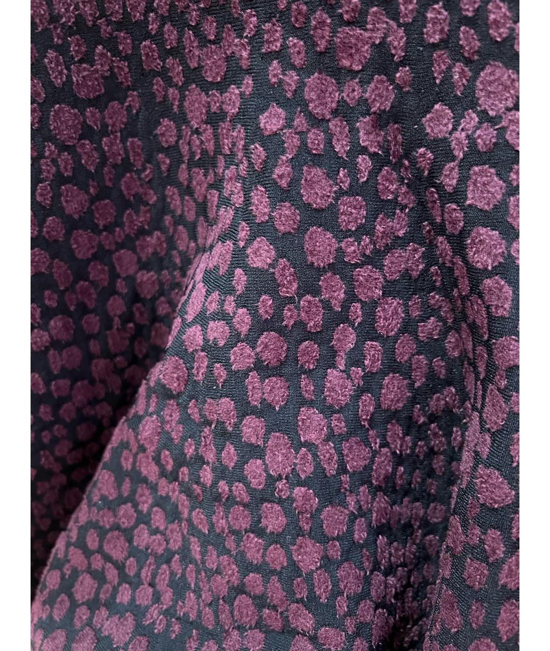 ALAIA Бордовое вискозное коктейльное платье, фото 4