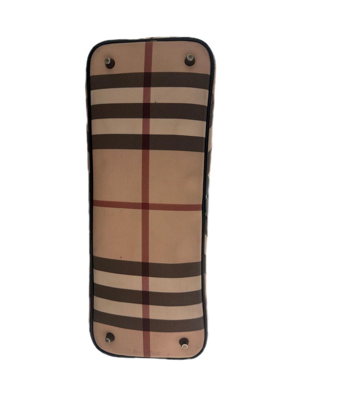 BURBERRY Бежевая сумка через плечо из искусственной кожи, фото 3