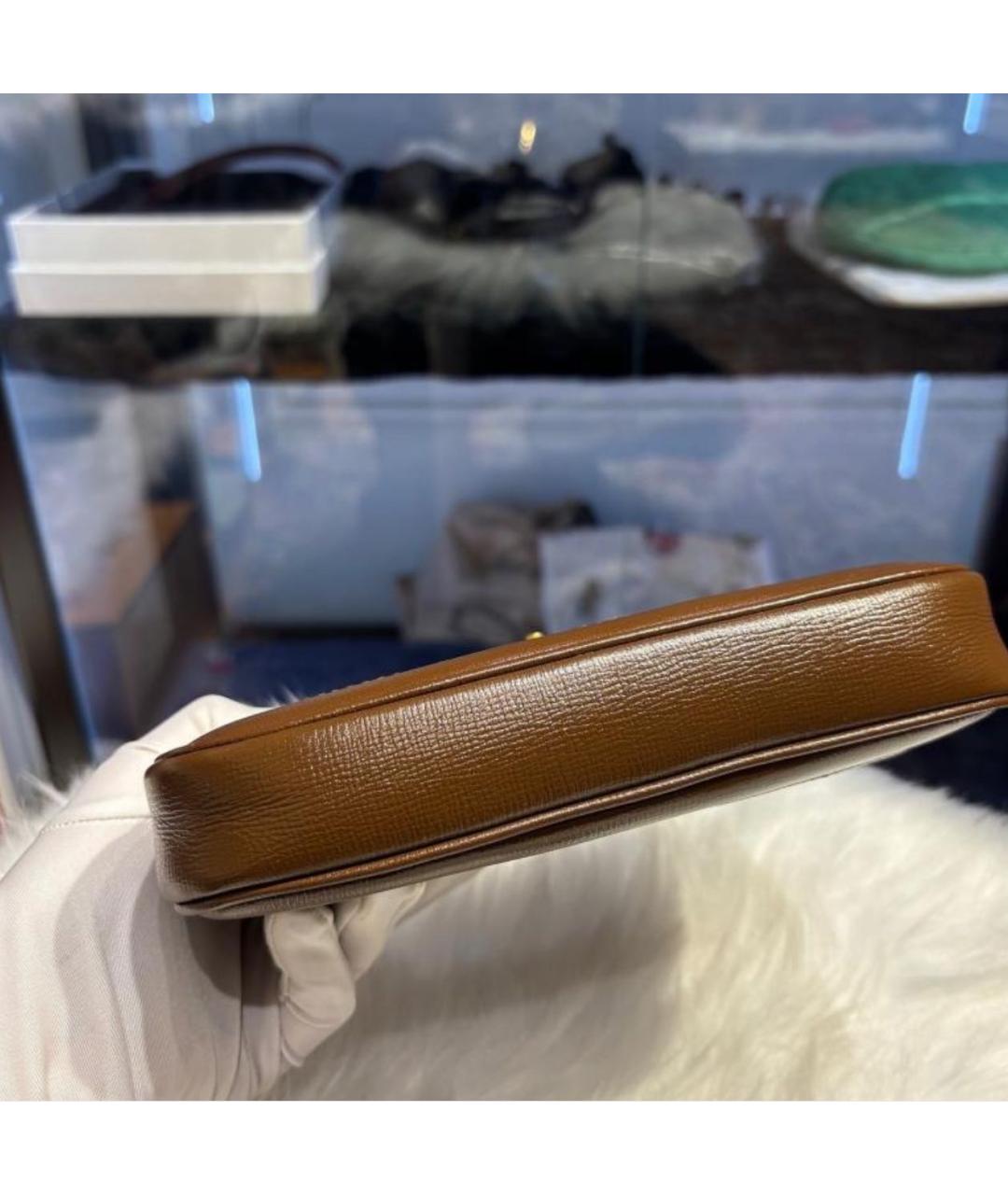 GUCCI Кожаная сумка через плечо, фото 6