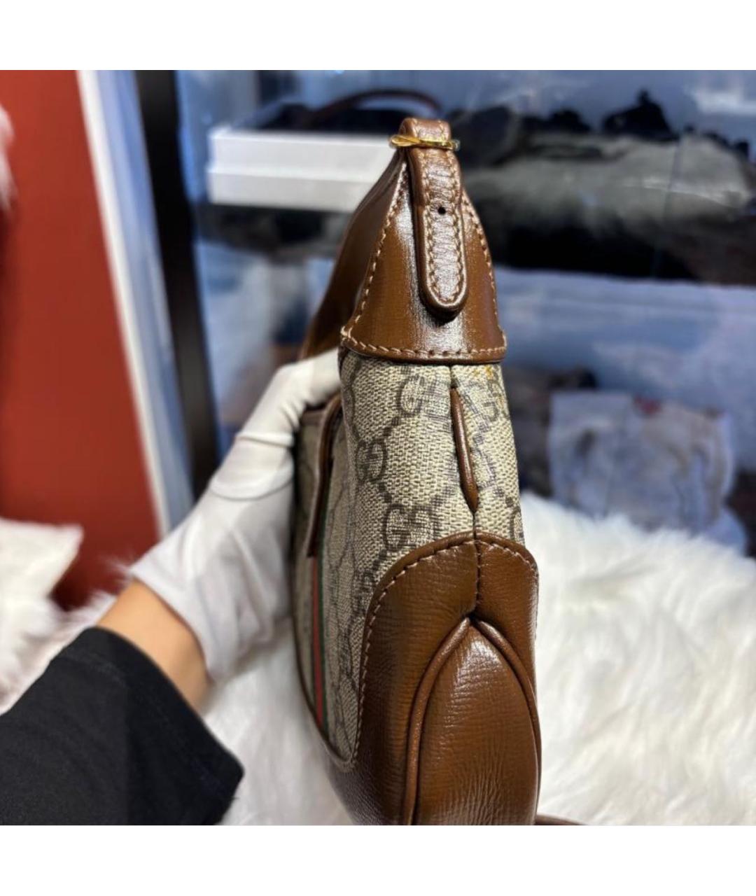 GUCCI Кожаная сумка через плечо, фото 3