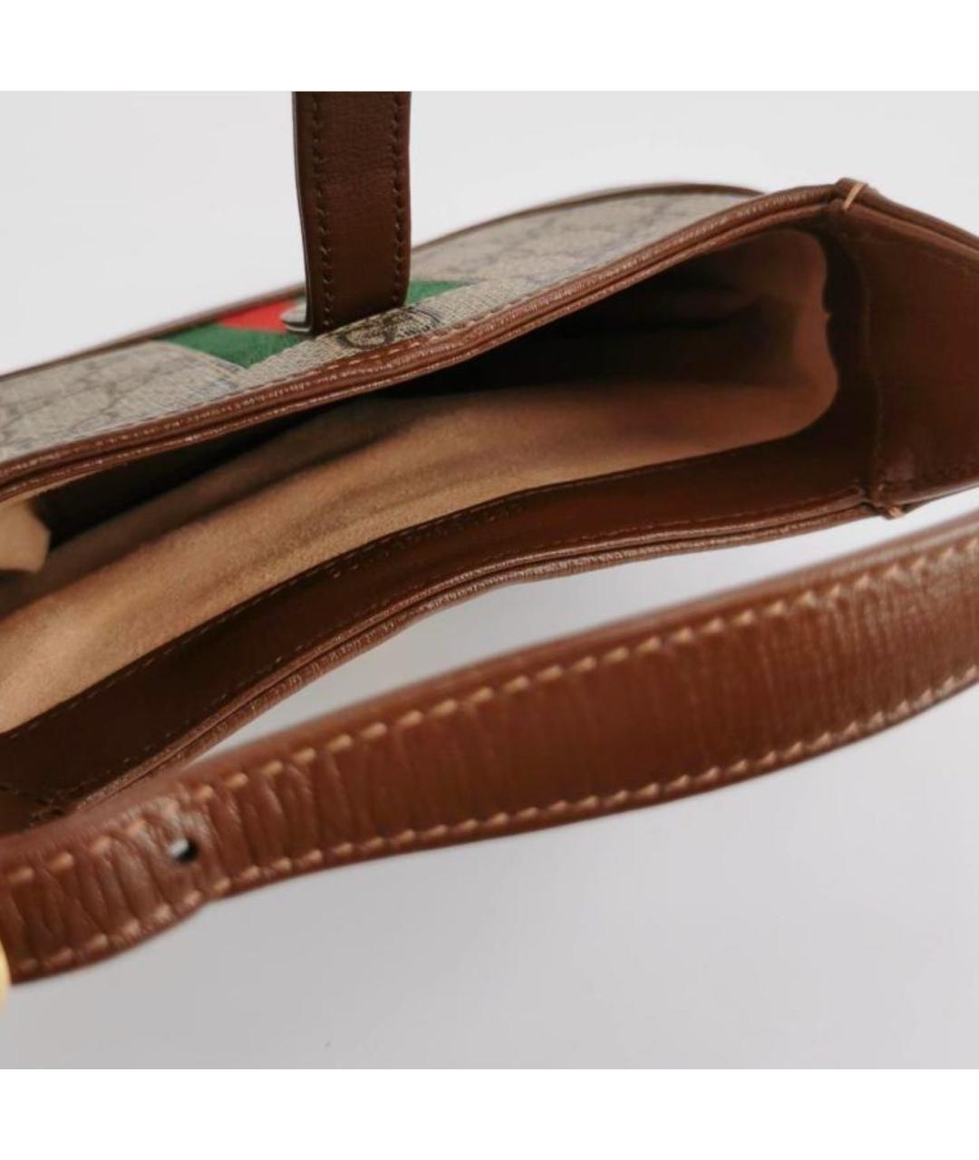 GUCCI Кожаная сумка через плечо, фото 5