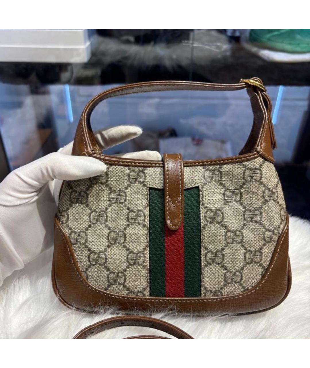 GUCCI Кожаная сумка через плечо, фото 4